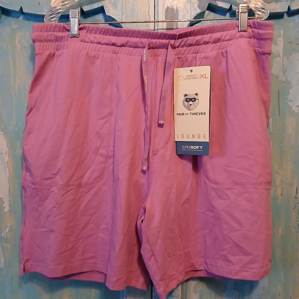 Men's Lounge Shorts - Pink